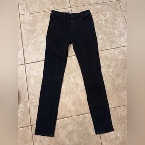 Hollister Black Mid-Rise Super Skinny Jeans